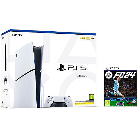 PlayStation 5 (PS5) Console with EA Sports FC24 (7+) | Curvissa